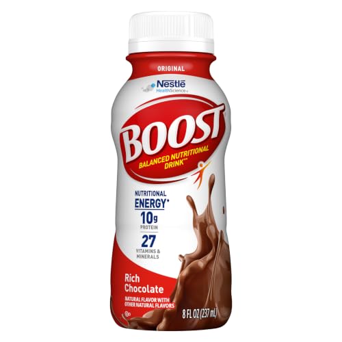 BOOST Original Ready to Drink Nutritional Drinks, Rich Chocolate, 8