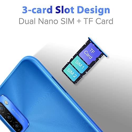 Ulefone Unlocked Smartphones Note 12P, 7700Mah High Capacity Battery, 6.82 Inch Hd+, 13Mp + 2Mp + 2Mp, Dual Sim Phones Unlocked, Andorid 11 4Gb+64Gb Rom, Fingerprint Face Detection, T-Mobile - Blue #TOP6