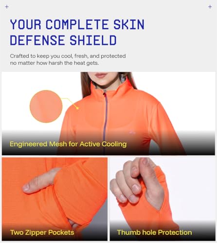 Image of BLUE TYGA SUNSCREEN JACKET Women's Travel Nylon Solid Plain Sports Summer Gym Workout Running Travel Trekking and Sunscreen Jacket for Women Nylon Winter Casual Wear