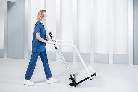 seca Mobile Optimized Handrail Scale with Digital Height Rod and ID-Display