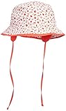 maximo Mädchen Hut, Ohrenklappen, Bindeband Mütze, Mehrfarbig (Weiss-Tomate-Früchte 12), 51
