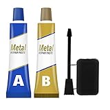 Pinklove 2 Bottles 80/100g Metal Repairing Glue,Magic Metal Mending Agent,Plastic Cement Repair...