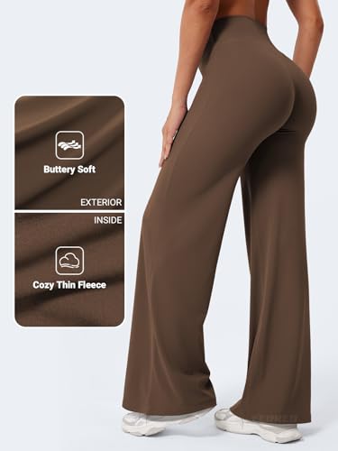 Image of YEOREO Workout Leggings Womens No Front Seam Straight Leggings 29 inch / 31.5 inch / 33 inch / 35 inch High Waist Buttery Eddiy Gym Yoga Pants