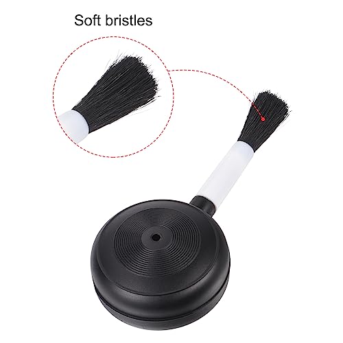 sourcing map 4 Stück Tastatur Reinigungsbürste Luftstaub 25mm Lange Fensternut für Laptop Computer Tastaturfenster Schwarz