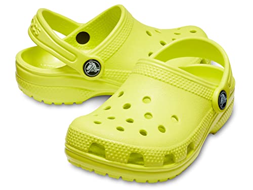 Image of Crocs Unisex-Child Classic Clog T Citrus C6 (206990-738)