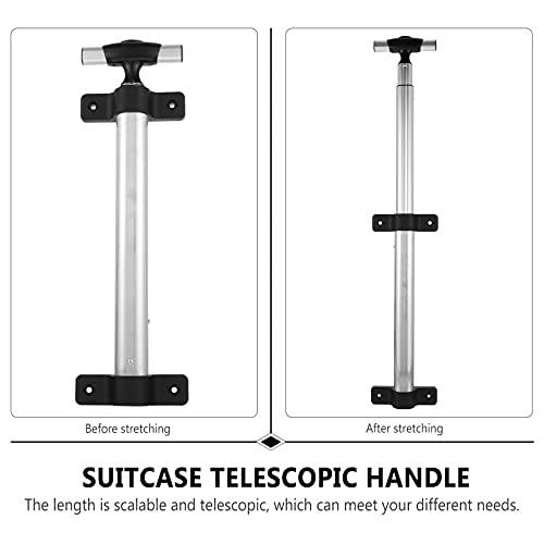 VALICLUD Luggage Handle Replacement Suitcase Telescopic Handle Portable Folding Luggage Aluminium Alloy Pull Out Rod Professional Suitcase Spare Part for Home Shop2