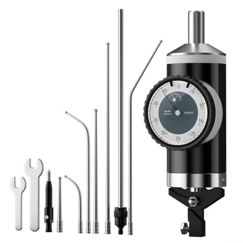 Alanmoship Professional Centering Lever Dial Gauge 0.01mm Measuring Tool With Display Cover For Inner Holes 4-300mm Outer Circles 0-300mm Workshop Equipment