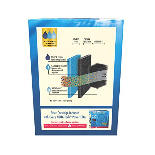 Image of AQUA-TECH Ultra Quiet Power Filter, for Aquariums 20-40 Gallons (Pack of 4)