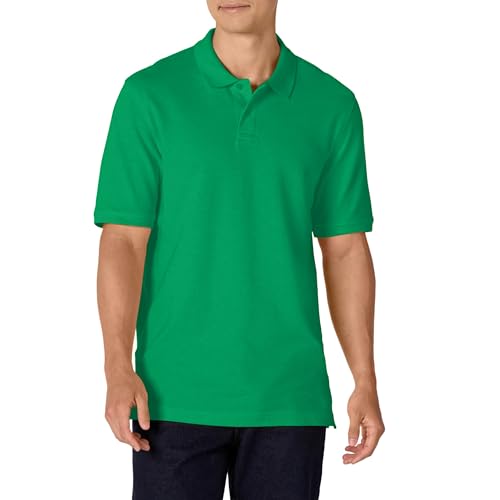 Image of Amazon Essentials Men's Regular-Fit Short Sleeve Cotton Pique Polo Shirt (Available in Big & Tall)