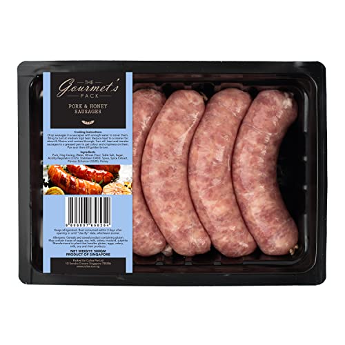 The Gourmets Pack Pork and Honey Thick Sausages 5 Count - Chilled