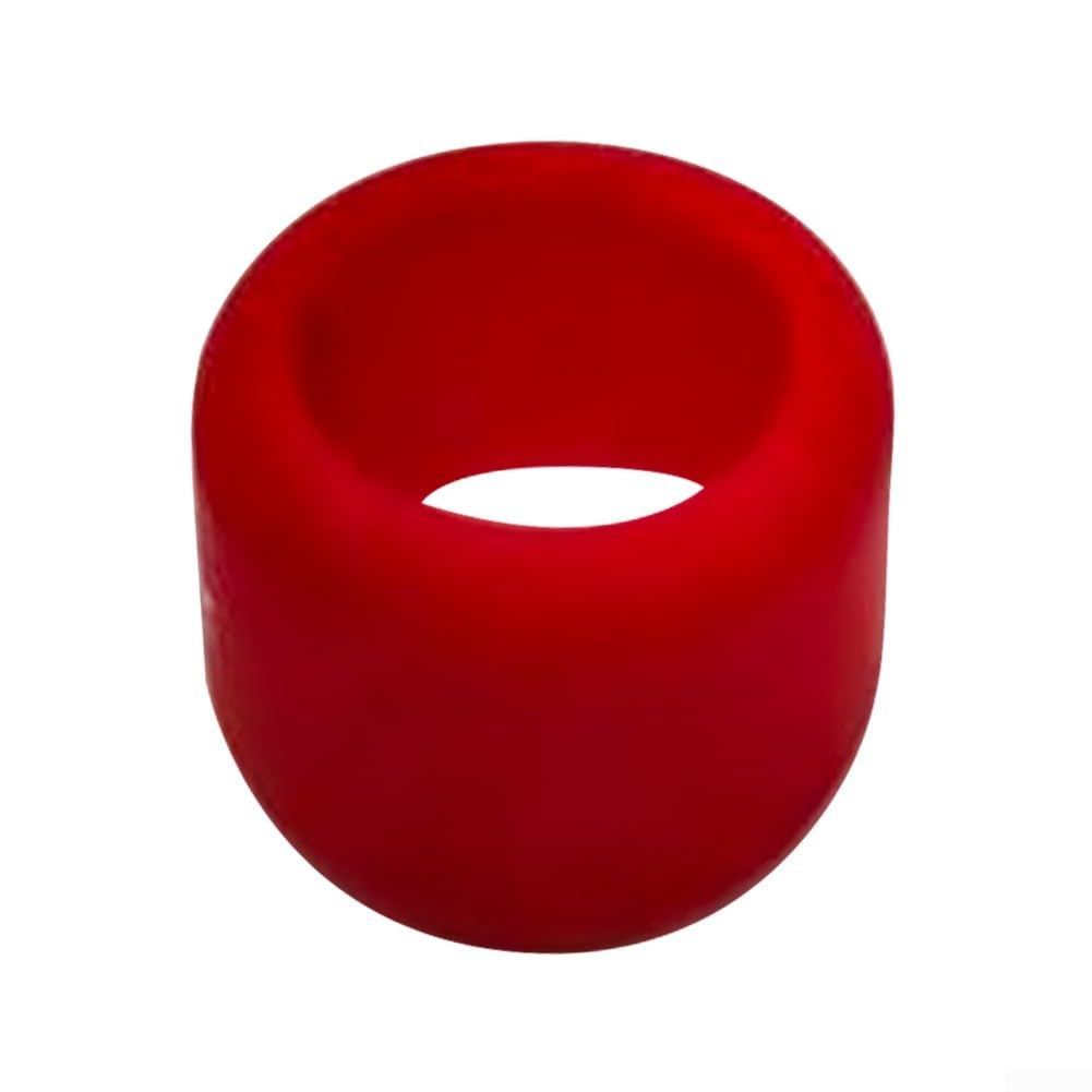 Guaina protettiva in gomma per testa avvitatore a percussione da 1/4", compatibile con la maggior parte delle marche, rosso o rosso-nero, previene l'usura e lo strappo, adatto a punte esagonali da 1/4