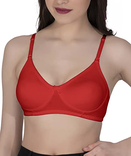 Image of Eve's Beauty Womens Non Padded Seamless Bra - Pack of 6 (Assorted)