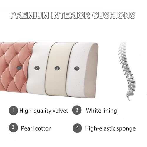 Coussin pour tête de lit avec housse amovible lavable pour le dos - 3