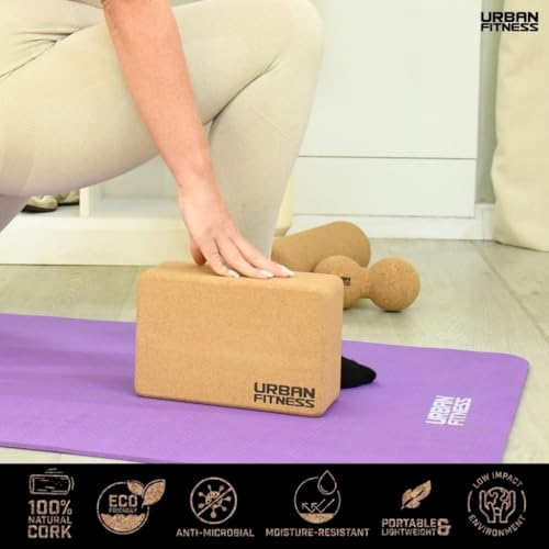 Ladrillo de yoga de corcho ecológico que mejora tu equilibrio 6