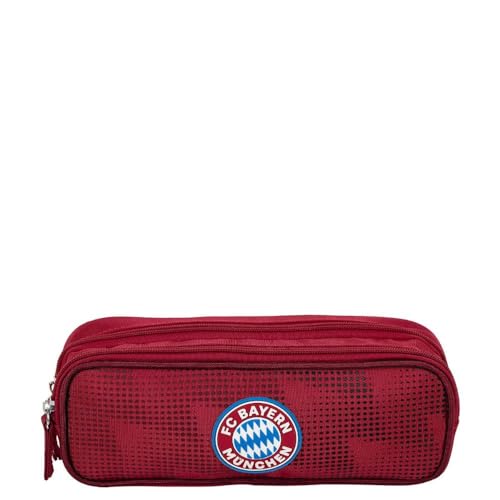 Estojo 2 Compartimentos Bayern X01 - Vermelho e Preto