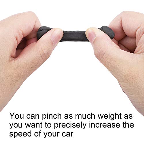 Ruisita 3.75 Ounces Tungsten Weights Tungsten Putty Weights Cylinder Weight Wood Car Incremental Weights Compatible With Pinewood Car Derby Weights #TOP2