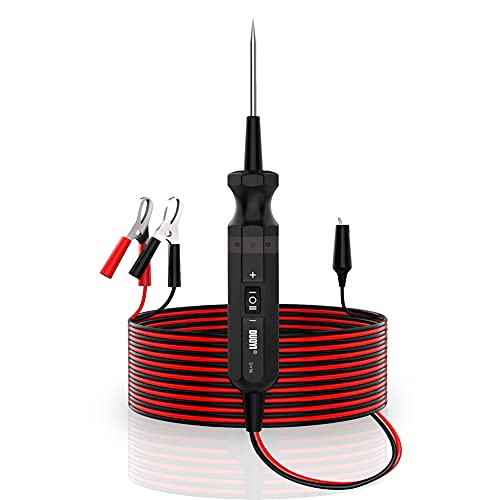 Power Probe 6-24V DC Circuit Tester Overload & Insulation Protection Continuity Tester Short /Open Circuit Electrical Tester with 4 Meters of Wire Short Circuit Locator with LED Test Light