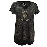 MÜHELOSER STIL: Dieses lässig-coole T-Shirt ist die perfekte Ergänzung für Ihre Garderobe. Die entspannte Passform macht das Tragen einfach und bequem, während die Burnout-Verarbeitung dieser einfachen Silhouette eine besondere Note verleiht. Mit einem verzweifelten Guinness-Logo und einem High-Low-Saum wird es schnell zu einem alltäglichen Favoriten