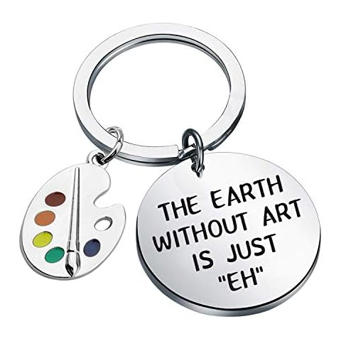 MYSOMY Artist Paint Palette Keychain Gift Cover