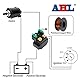 AHL Motorrad Starterrelais Anlasserrelais Magnetschalter 4SV-81940-11-00 4SV-81940-12-00 Kompatibel mit Yamaha YP125R X-MAX 2010-2016 /YP125RA (ABS) X-MAX 2012-2017 /YFM35BA Bruin 350 2WD 2004-2006