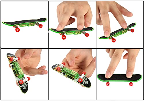Fyvolve 28 Pieces Mini Finger Skateboards Toys Led Finger Boards Set For Kids, Hand Skateboard Party Favors Creative Fingertips Movement Sports Finger Skater #TOP4