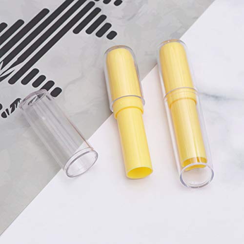 PIXNOR 10 Pcs Tubos de BÃ¡lsamo para LÃ¡bios Vazios Recipientes de Batom RecarregÃ¡veis â€‹â€‹Diy Ac