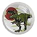 Épée de dinosaure Blanc Poignées de tiroir en cristal poignées de porte de meubles poignées de tiroir d'armoire avec vis pour bureau de cuisine à domicile 4 pièces 35mm