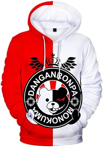 Amazon Cosco ダンガンロンパ モノクマ パーカー 大人 Monokuma ダンガンロンパ 希望の学园と绝望の高校生 グッズ 長袖 アニメ服 U S アニメ 萌えグッズ 通販