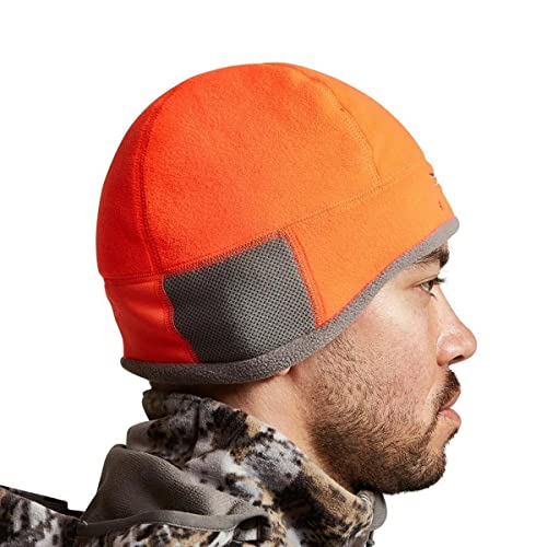 Sitka Gear Men's Stratus Windstopper Insulated Fleece Hunting Beanie, Blaze Orange, Osfa #TOP3