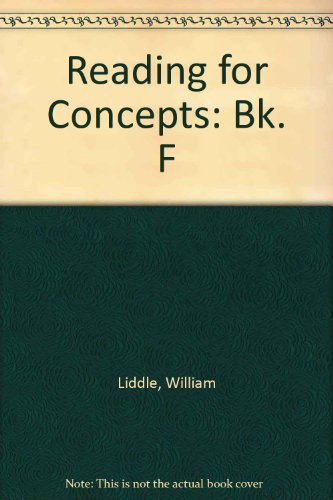 Reading for Concepts, Book F 0070376662 Book Cover