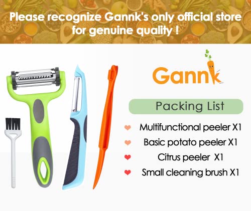 Gannk A2PC Potato Apple Vegetable Peelers thumb #5