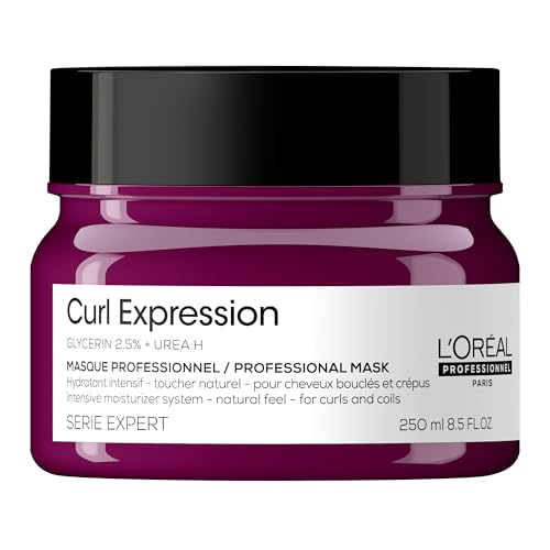 L'OREAL PROFESSIONNEL - Masque Hydratant Intensif - Cheveux Bouclés, Frisés & Crépus - Hydrate Intensément Sans Alourdir & Démêle - Sensation de...