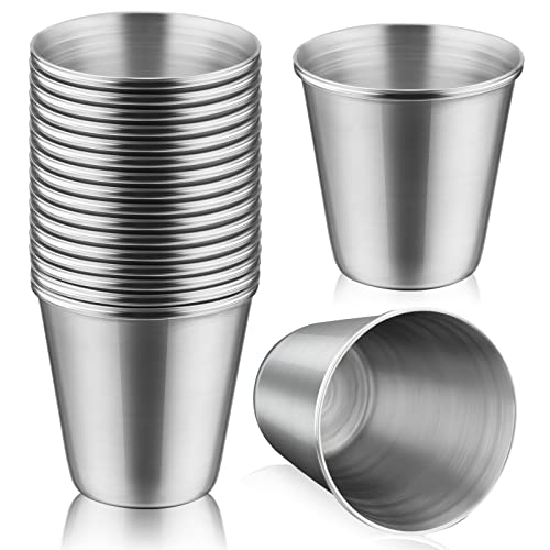 Consejos para Comprar Vasos de chupito del mes. 44 Mimorou 50 piezas de vasos de chupito de acero inoxidable de 1 onza, vasos de chupito pequeños de metal, vasos de bebida de cerveza, vasos de espresso, para cerveza, vino, whisky,...