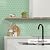 10-Sheet Hexagon Peel and Stick Kitchen Backsplash Tiles,Honeycomb Waterproof Self-Adhesive Wall Tile Stick on Backsplash for Kitchen,RV and Bathroom(Sage Green,12"×12")
