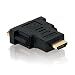 Produktbild PureLink HDSupply HA020 Adapter HDMI - DVI (HDMI Stecker (19pol) auf DVI-D Buchse (24+1)), schwarz