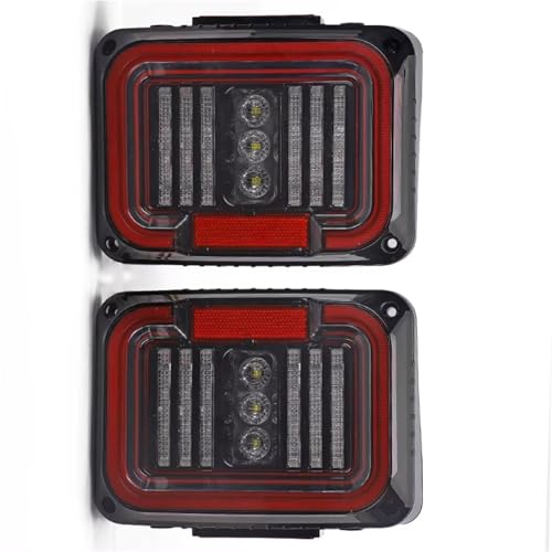 Feux arrières pour Jeep Wrangler JK 2007-2018 optiques d'arrêt transparents