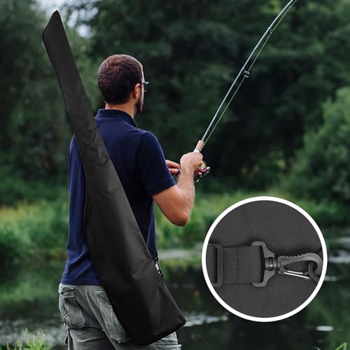 Sac de rangement pour canne à pêche étanche pour rivière et randonnée