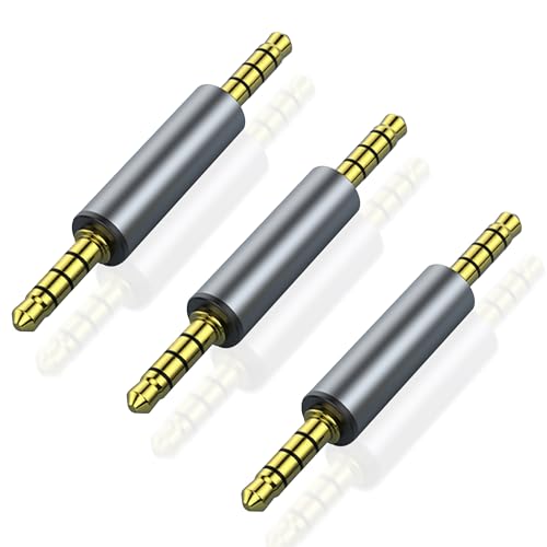 HATMINI 3 Pack 3.5mm Audio Adapter, 1/8