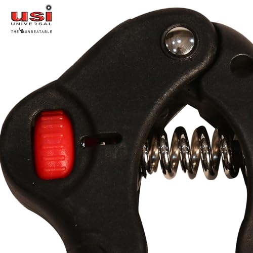 Image of USI UNIVERSAL Hand Gripper, Adjustable Meter Hand Grip Strengthener, 800HGC Heavy Metal Adjustable Hand Grip With Counter, Adjustable Tension (10-30 Kg), 2 Digit Reset Counter 0-99
