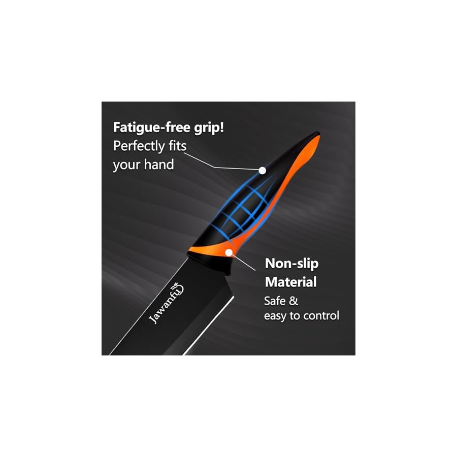 Kitchen-Knife-Set-8-Pieces-Anti-Rust-Black-Knife-Set-Non-stick-Coating-Stainless-Steel-Chef-Knife-Sets-with-Universal-Knife-Block-for-Kitchen-Dishwasher-Safe-Black-Blade-Black-Block Kitchen Knife Set, 8 Pieces Anti-Rust Black Knife Set, Non-stick Coating Stainless Steel Chef Knife Sets with Universal Knife Block for Kitchen Dishwasher Safe (Black Blade, Black Block)