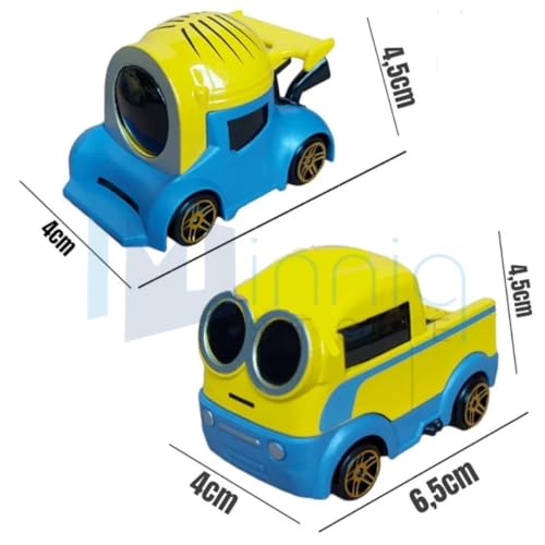 Image of Exclusive Collection Minnions Car Play Set of 6 pcs Toy Vehichals Play Set Metal Die Cast Mini Racers Cars for Kids (Minnions Car Set 6 Pcs)