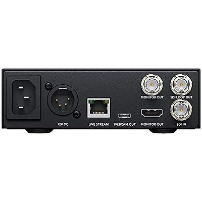 Blackmagic Design Web Presenter HD Bundle with Power Cord and HDMI Cable with Ethernet, 3 Feet