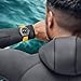 Victorinox Dive Pro Quartz Black Dial Yellow Rubber Strap Watch 43mm - 241992