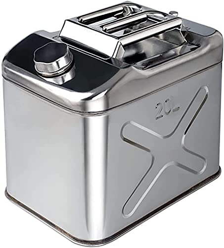 Bidon de carburant 20L inox : fini les fuites d'essence en voiture et moto