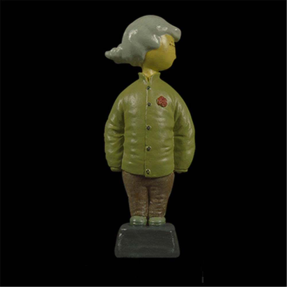 Statue en résine d'art moderne au design épuré pour intérieur élégant