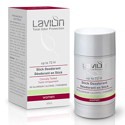 Déodorant stick femme 72h Lavilin sans aluminium anti-odeurs efficace