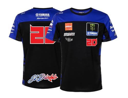 PRORACER T-Shirt Homme Replica Fabio 20 MotóGP (FR/ES, Alpha/lettres, TG, Taille normale, Taille...