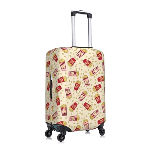 Cute Popcorn Red Luggage Cover Protector Anti-Scratch Washable Fits 18-32 Inch Luggage-X-Large3