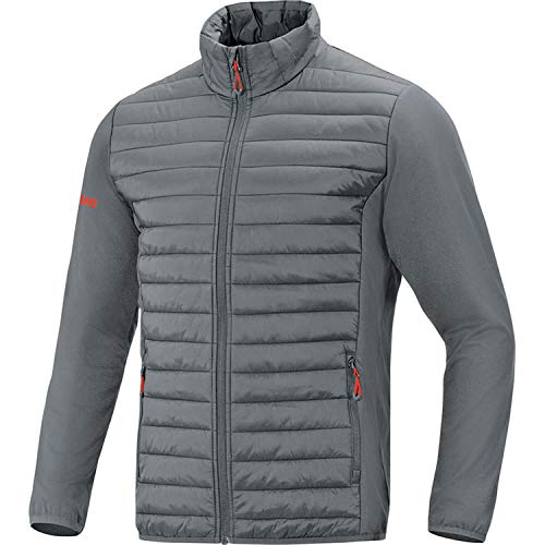JAKO Damen Hybridjacke Premium, Steingrau, 38 – Ansicht 1