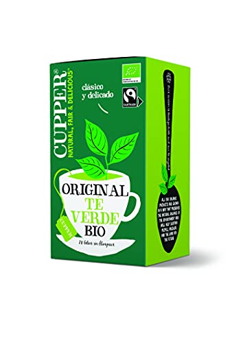 Cupper Té Verde Ecológico, 20 Bolsitas